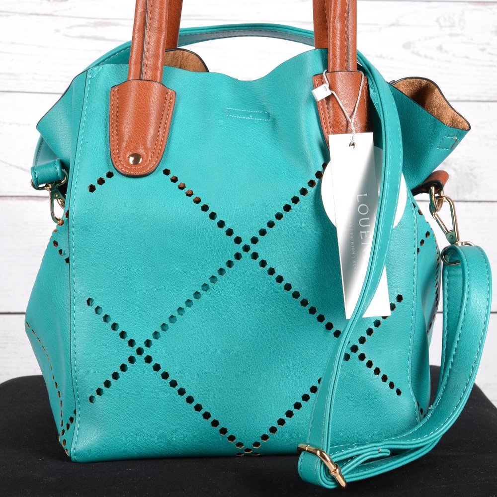 Turquoise Louenhide New with tags Tote Bag
